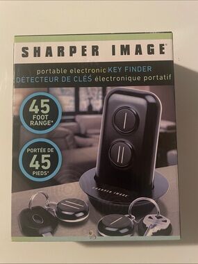 Sharper Image Black Portable Electronic Key Finder Set